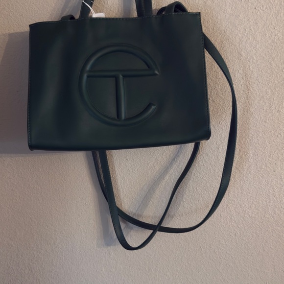 Telfar Dark Green Crossbody Bag